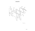 Speed Queen ADEE9BGS175TW01 START S#2001000001 loading door diagram