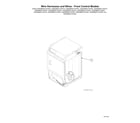 Speed Queen ADEE9BGS175TW01 THRU S#1912999999 wire harnesses & wires - front control models diagram