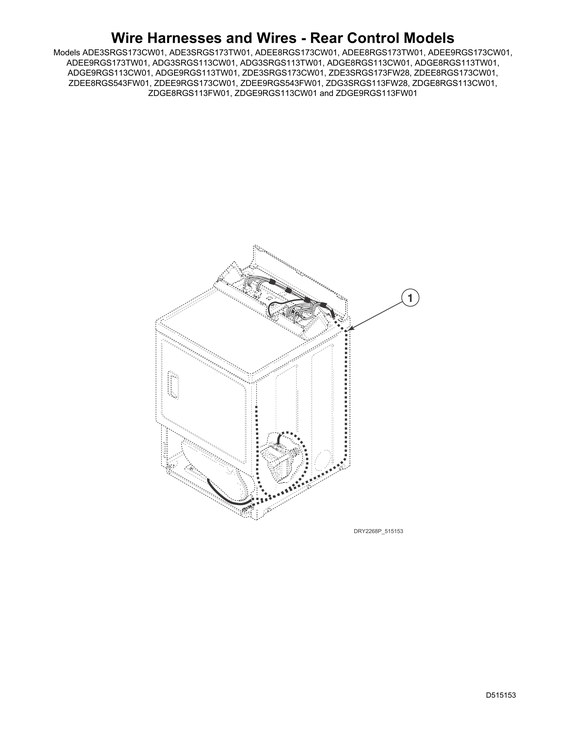 WIRE HARNESSES & WIRES - REAR CONTROL MODELS