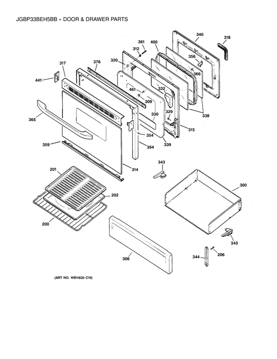 Door & drawer parts