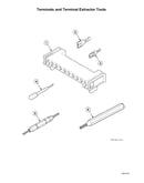 Terminals/terminal extractor tools