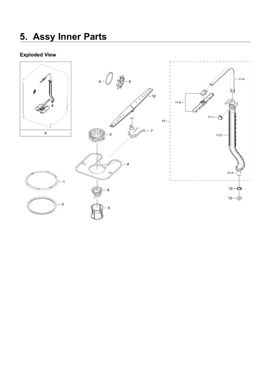 Inner parts assy