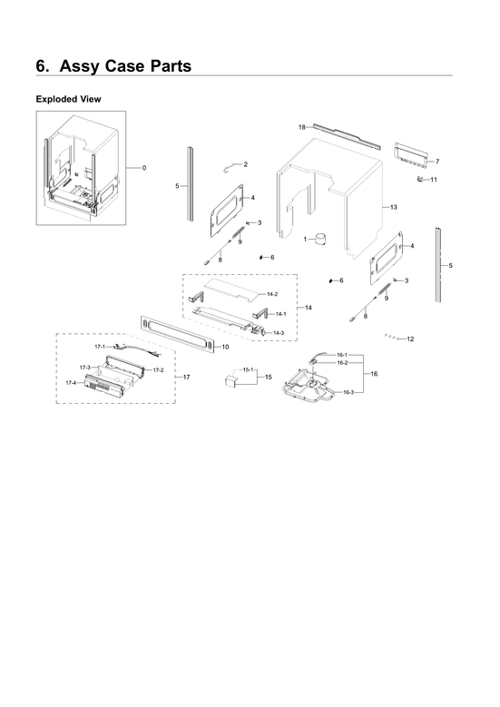 Case parts assy