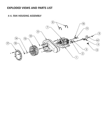 Fan housing assy