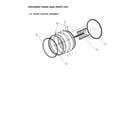 Kenmore 11179142220 drum center assy diagram