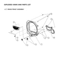 Drum front assy