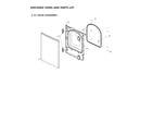 Kenmore 11179142220 door assy diagram