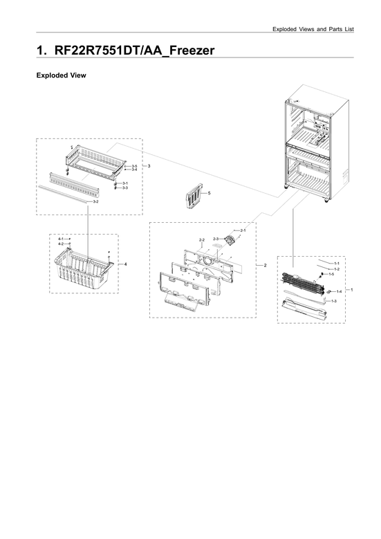 Freezer parts