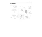 Samsung RF22R7551SR/AA-00 cabinet 1 parts diagram