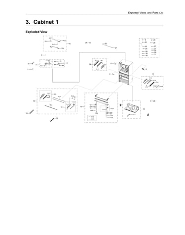 Cabinet 1 parts