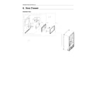 Samsung RF22R7551SR/AA-00 freezer door parts diagram