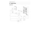 Samsung RF22R7551SR/AA-00 handle parts diagram