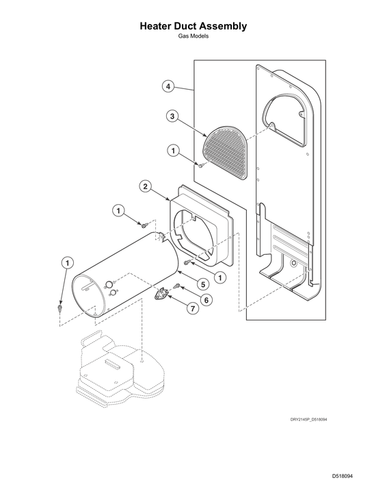 Heater duct assy