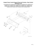 Graphic panel/control support panel/rear control
