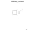 Speed Queen ADG4BRGS117TW01-START-S#2001000001 burner orifice spuds - for higher elevations diagram