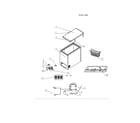 Kenmore 11117662911 chest freezer diagram