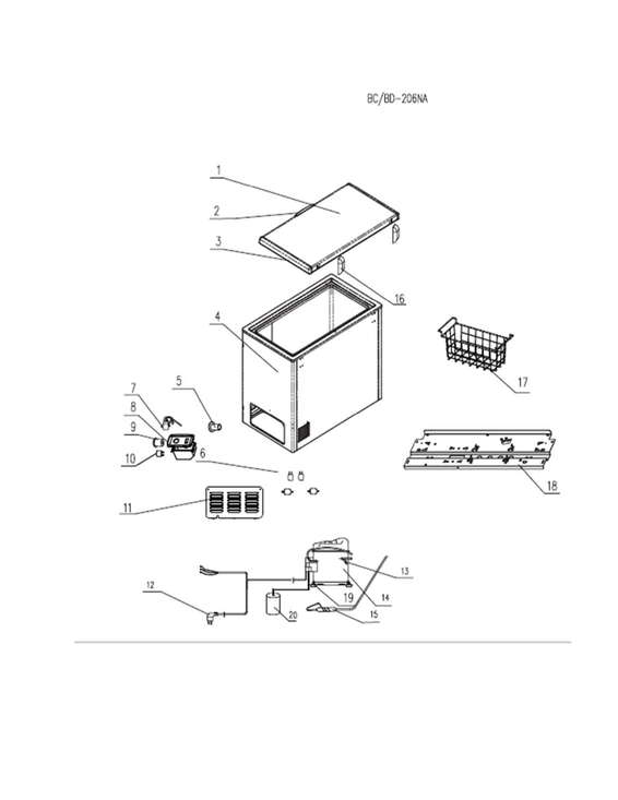 Chest freezer