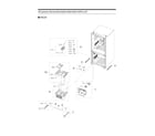 Samsung RF22A4221SR/AA-00 freezer parts diagram