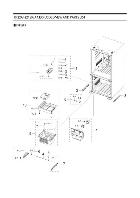 Freezer parts