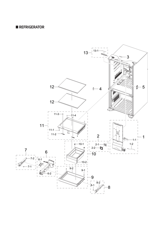 Refrigerator parts