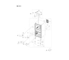 Samsung RF22A4221SR/AA-00 cabinet parts diagram