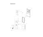 Samsung RF22A4221SR/AA-00 left refrigerator door diagram