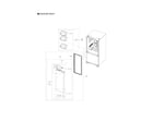 Samsung RF22A4221SR/AA-00 right refrigerator door diagram