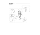 Samsung RF23M8070DT/AA-00 cabinet 2 parts diagram