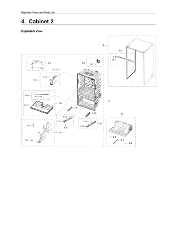 Cabinet 2 parts