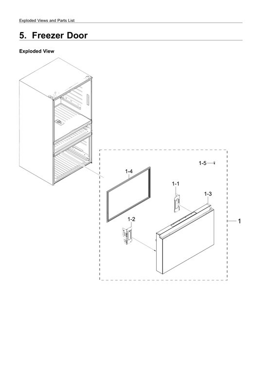 FREEZER DOOR PARTS