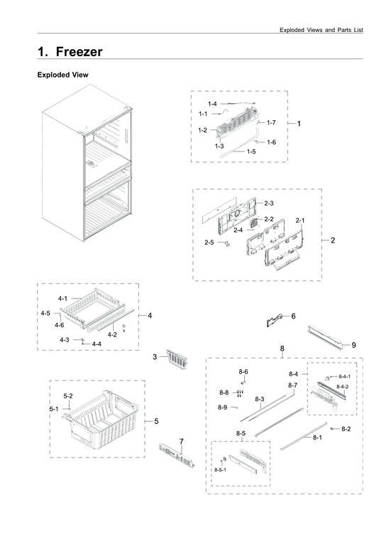 Freezer parts