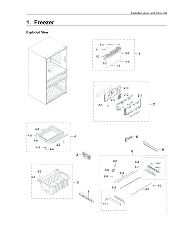 Freezer parts