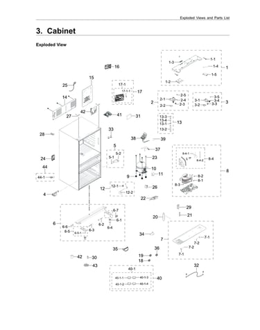 Cabinet 1 parts