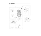 Samsung RF23M8070SR/AA-04 cabinet 2 parts diagram