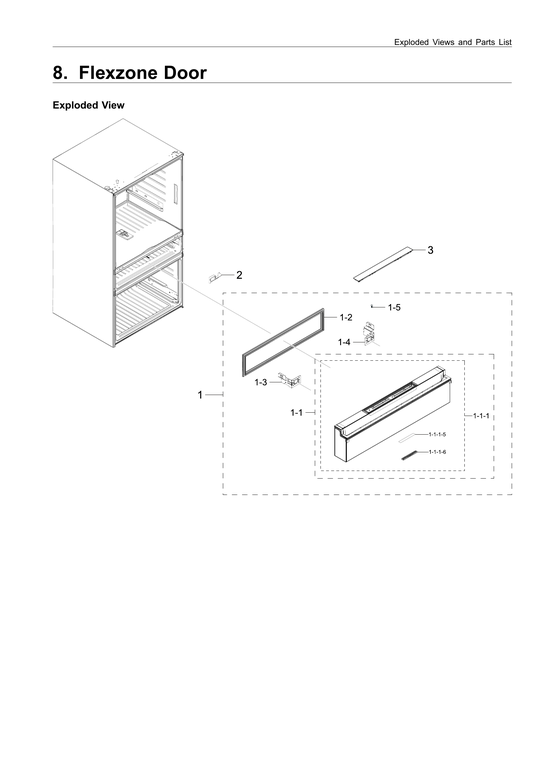 Flexzone door parts