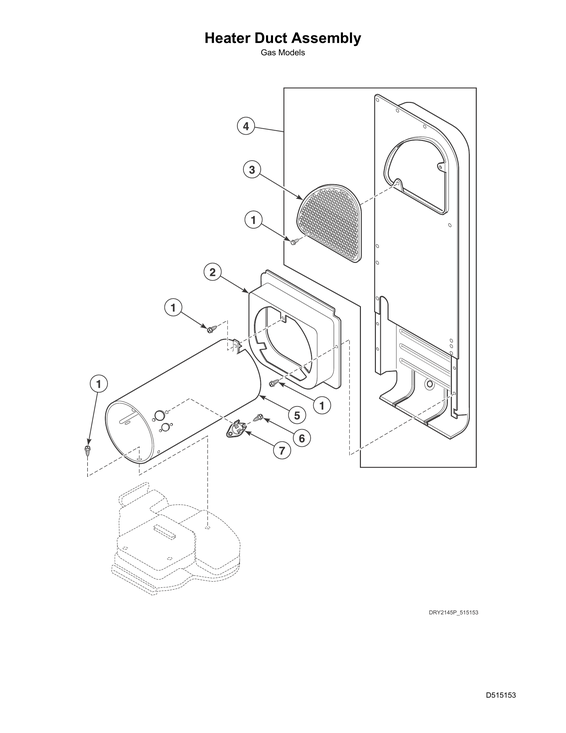 Heater duct assy