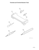 Terminals/terminal extractor tools