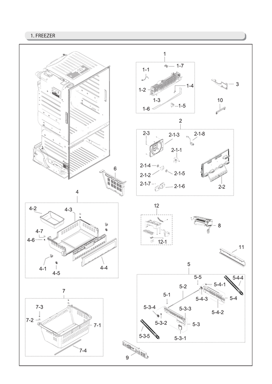 Freezer parts