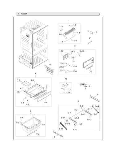 Freezer parts
