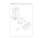 Samsung RF28HFEDTSG/AA-00 freezer door parts diagram