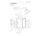 Samsung RF28M9580SG/AA-01 left refrigerator parts diagram