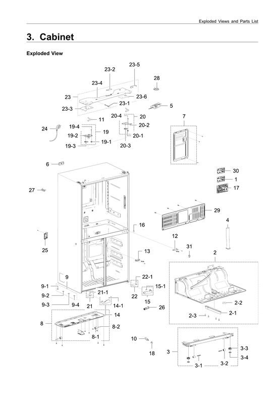 CABINET PARTS