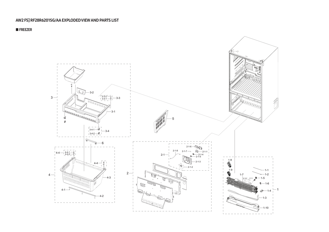 Freezer parts