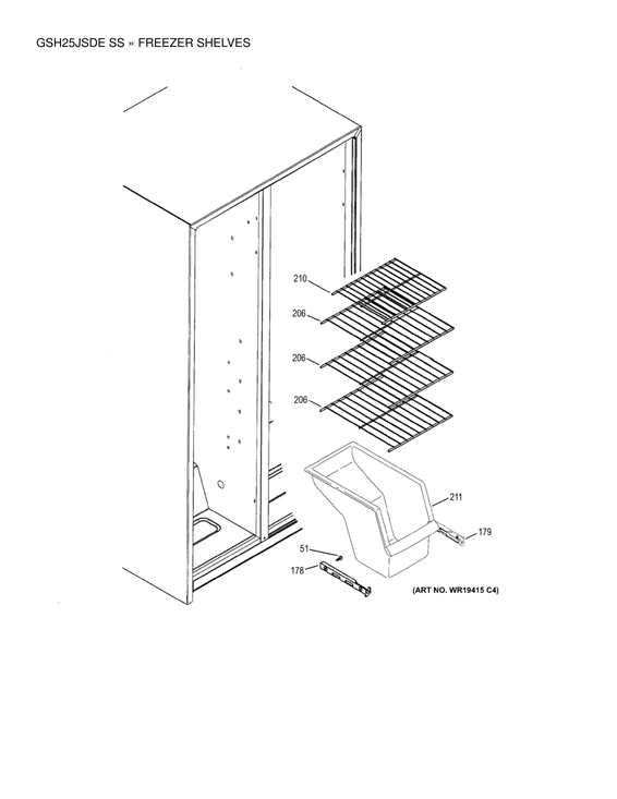 Freezer shelves