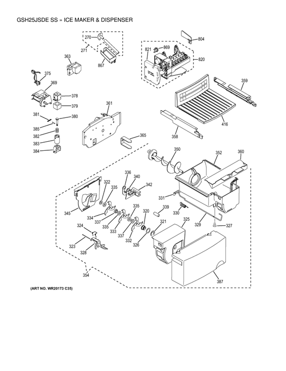 Ice maker & dispenser