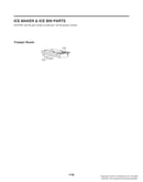 Ice maker & ice bin parts