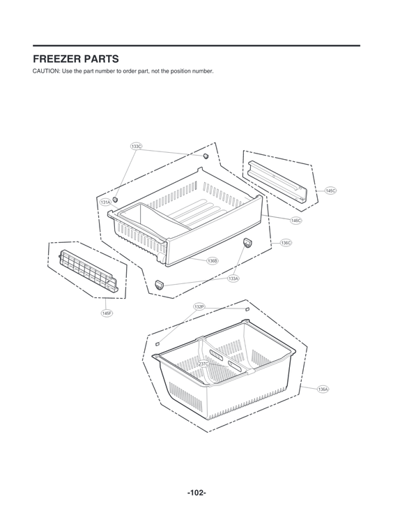 Freezer parts