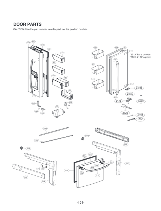 Door parts