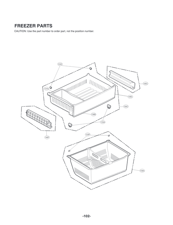 Freezer parts
