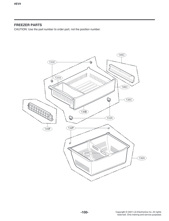 Freezer parts